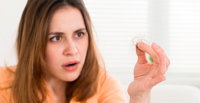 tipos de caida de pelo